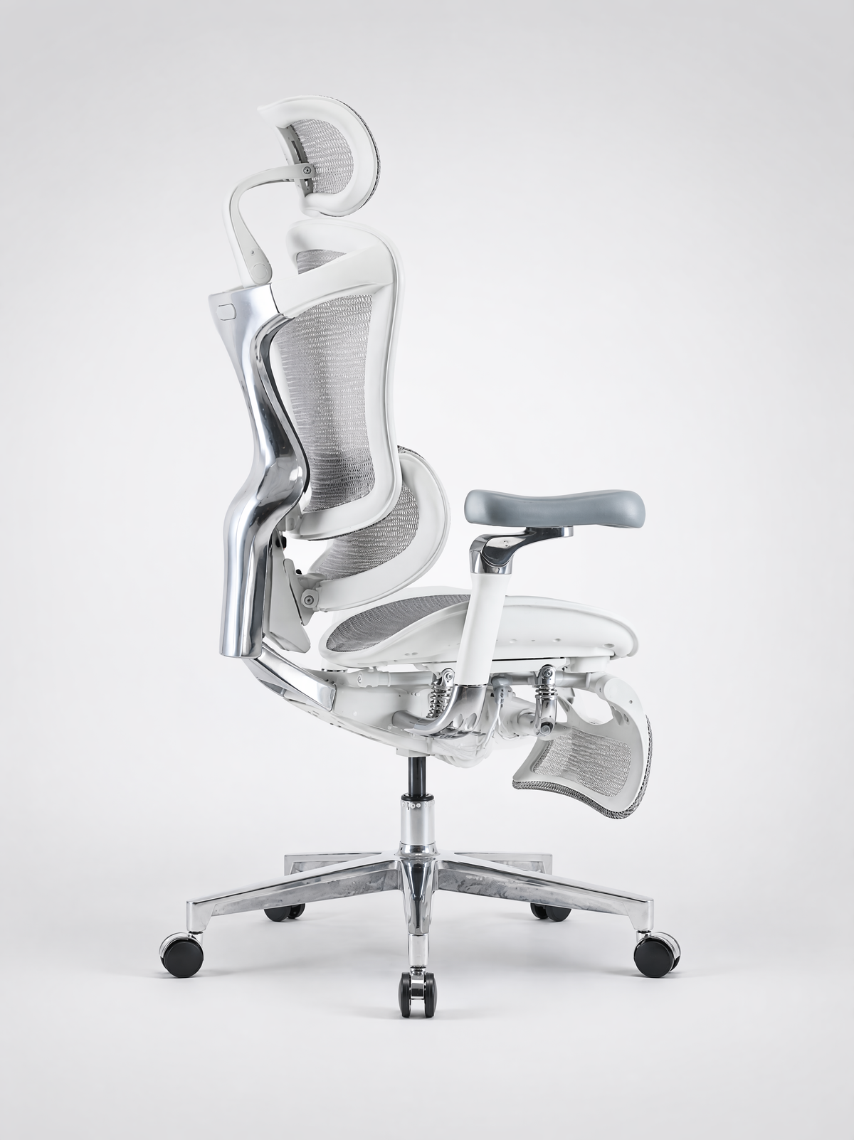Silla C500 PRO Gris - Vista lateral