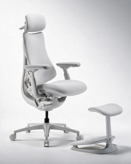 Silla Libernova Gris con reposapiés incluido