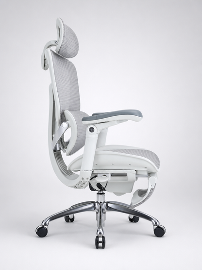 Silla C300 PRO Blanco - Vista lateral