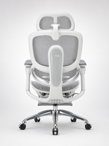 Silla C300 PRO Blanco - Vista trasera
