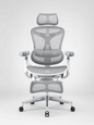 Silla C500 PRO Gris - Vista frontal