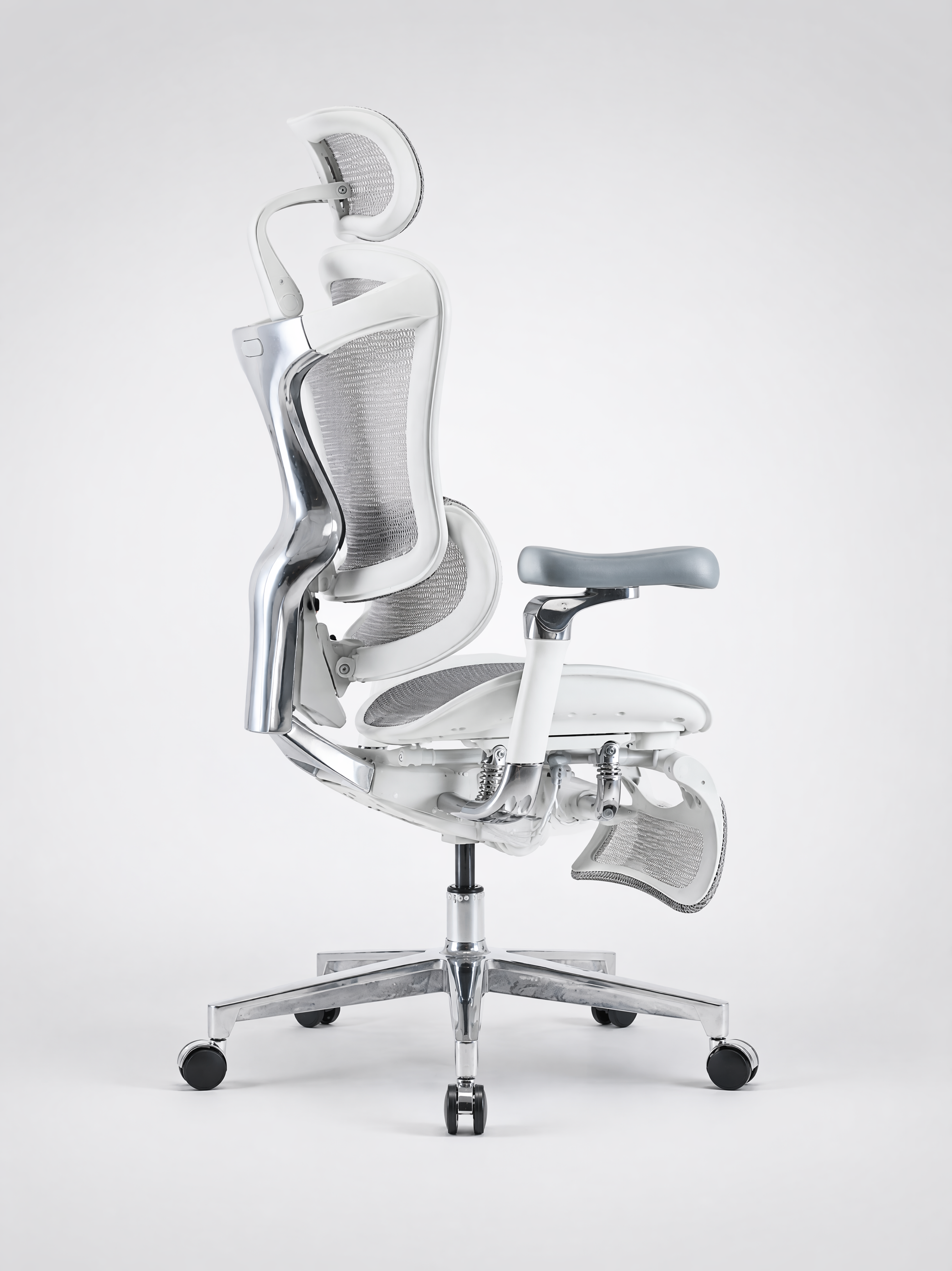 Silla C500 PRO Gris - Vista lateral