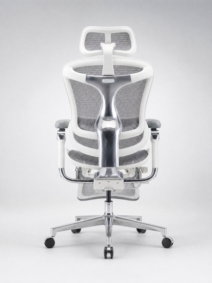 Silla C500 PRO Gris - Vista trasera