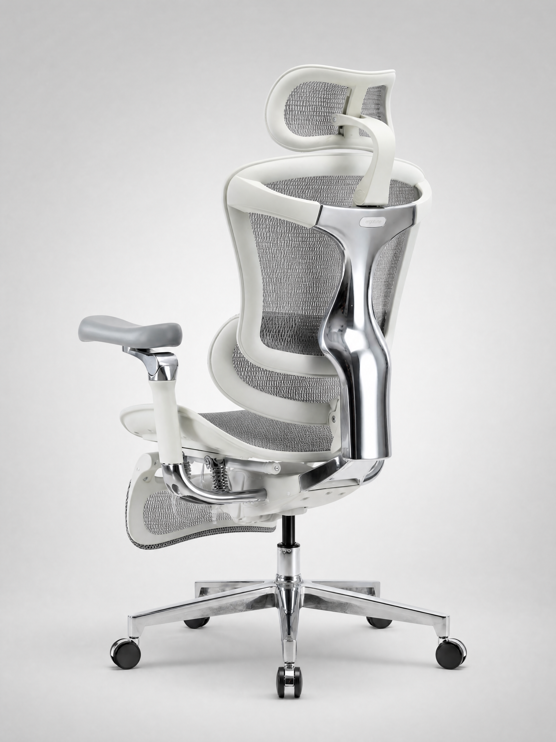 Silla C500 PRO Gris - Vista trasera 3/4