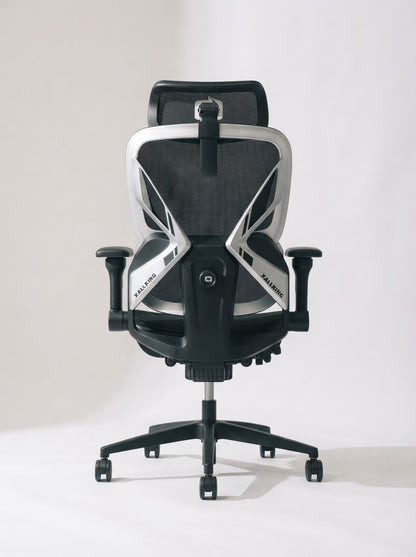 Silla ergonómica X3 Pro, vista trasera del espaldar en X